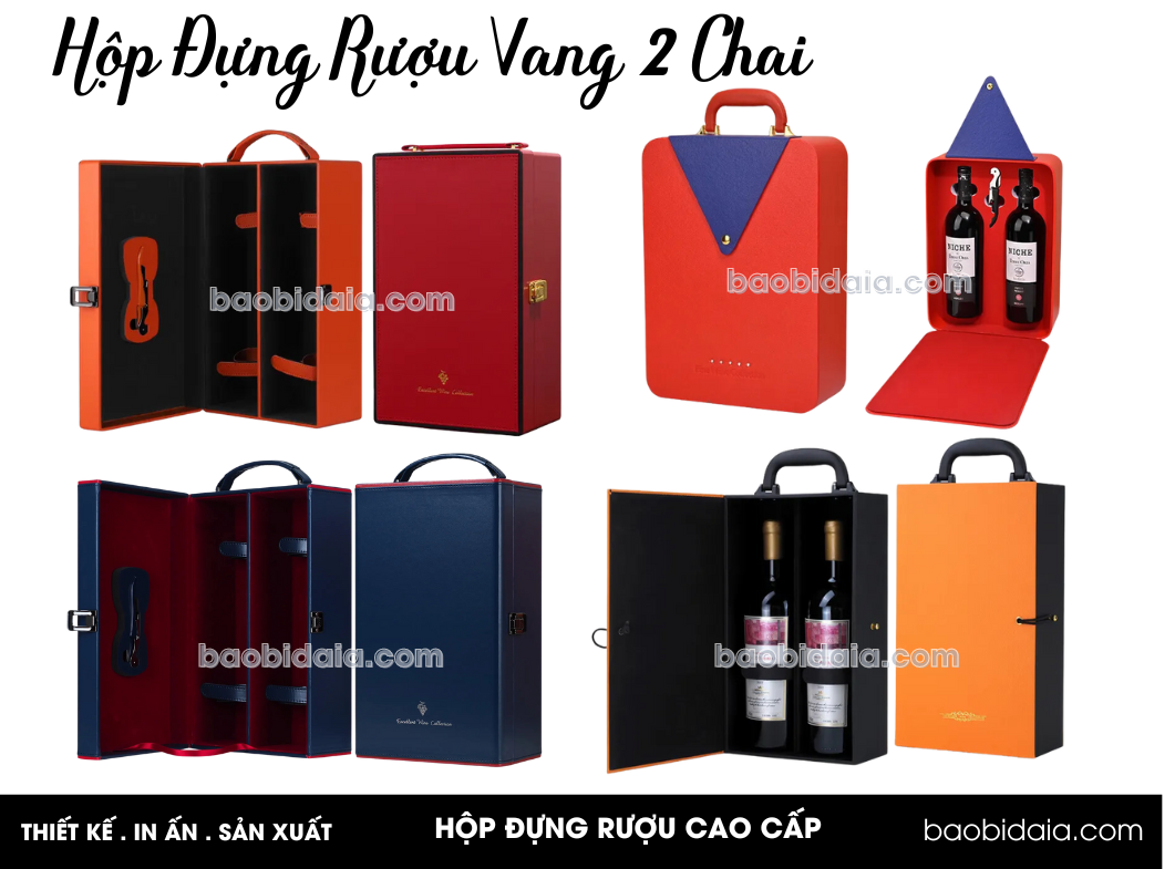 Hộp Đựng Rượu Vang 1 Chai