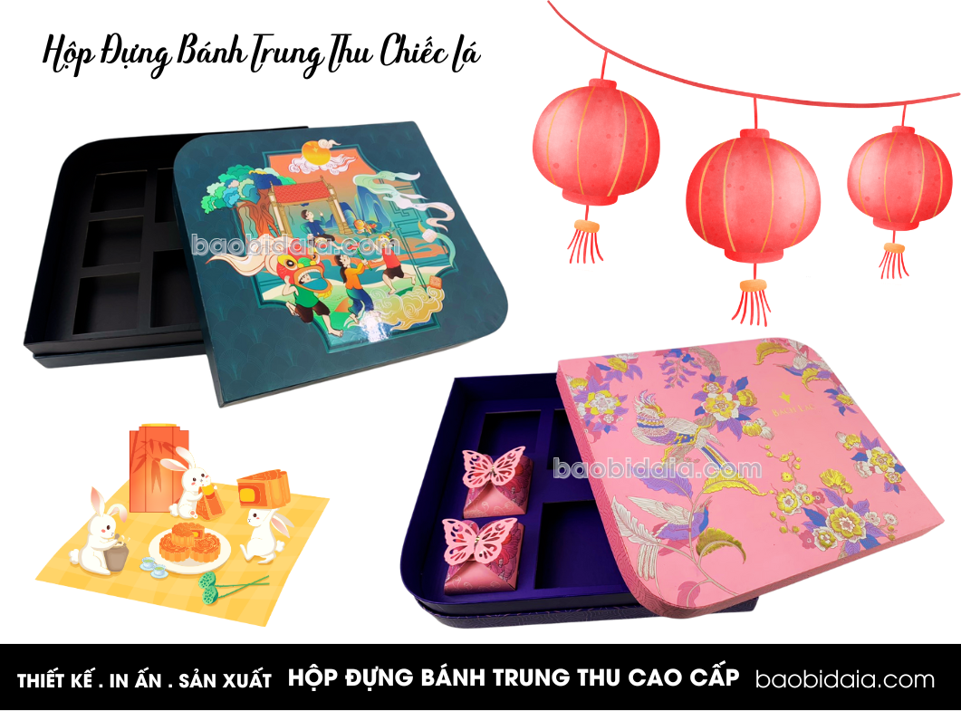 Mẫu Hộp Đựng Bánh Trung Thu Đẹp
