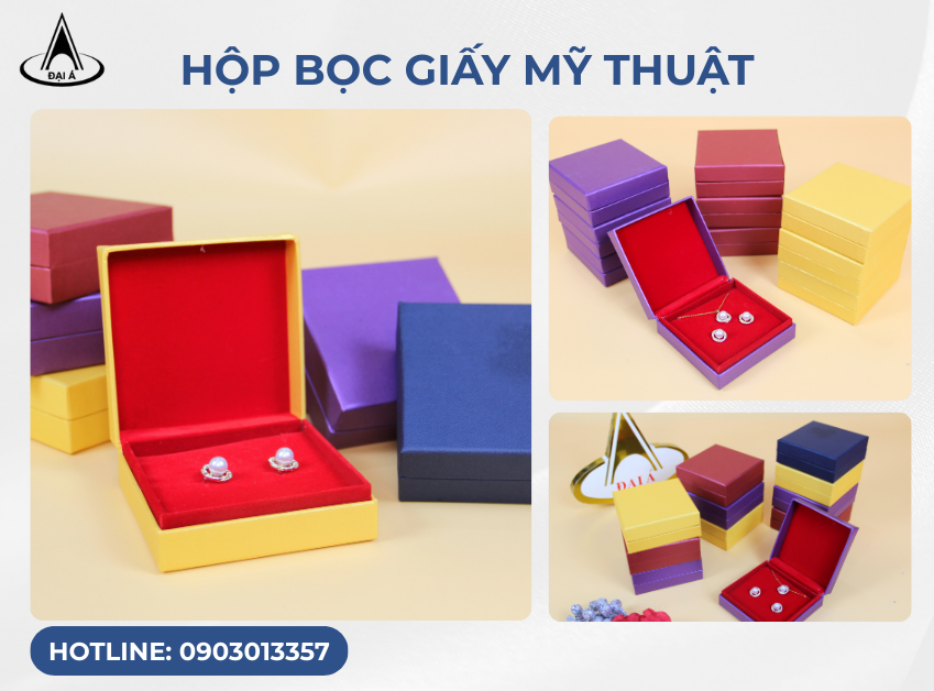 Hộp Trang Sức Giấy Mỹ Thuật