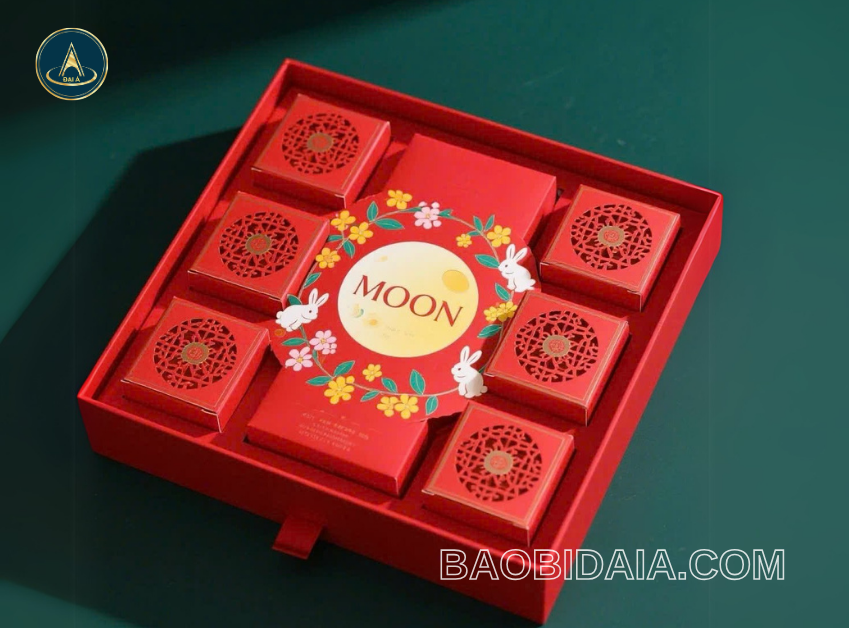 Hộp Trung Thu 2025 Họa Tiết 3D